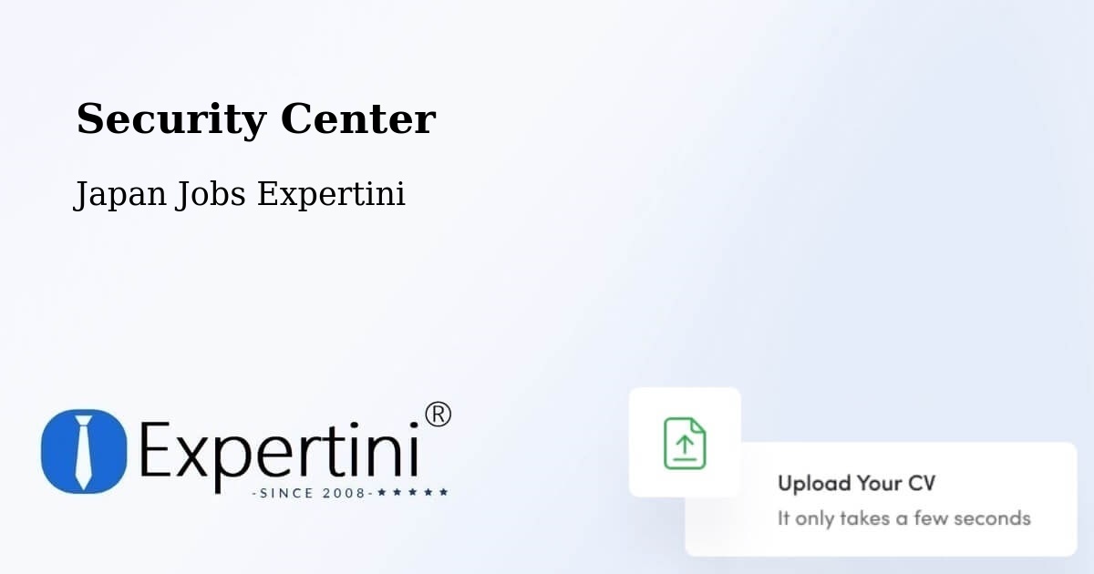 Security & Compliance – Setagaya Ku - Japan Jobs Expertini